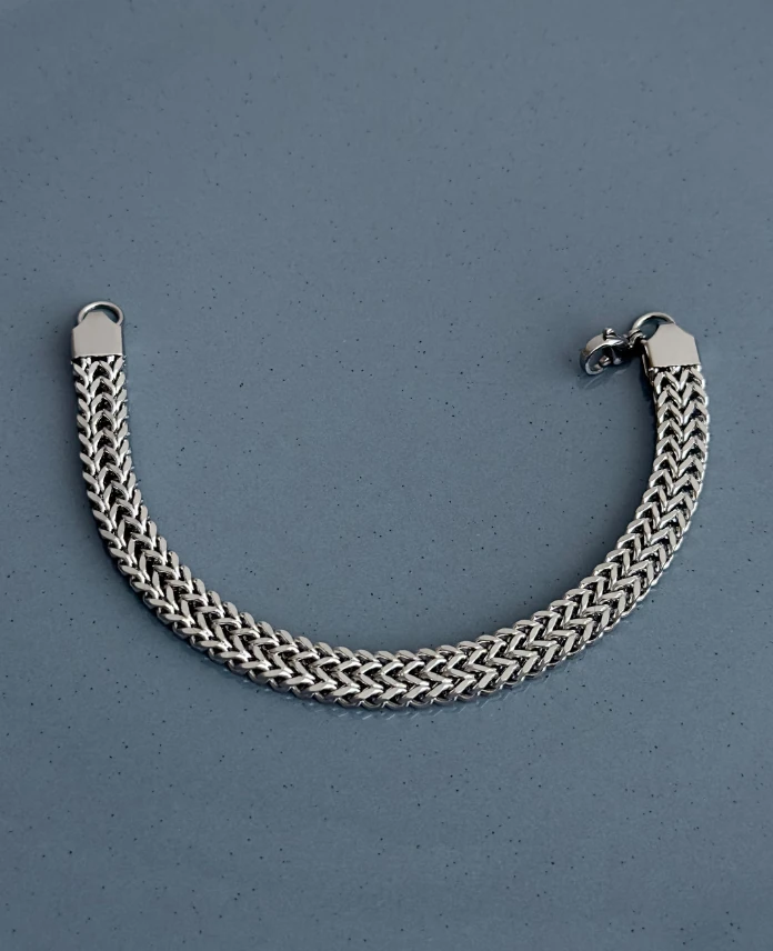 çelik silver hasır uzatmalı ince bileklik