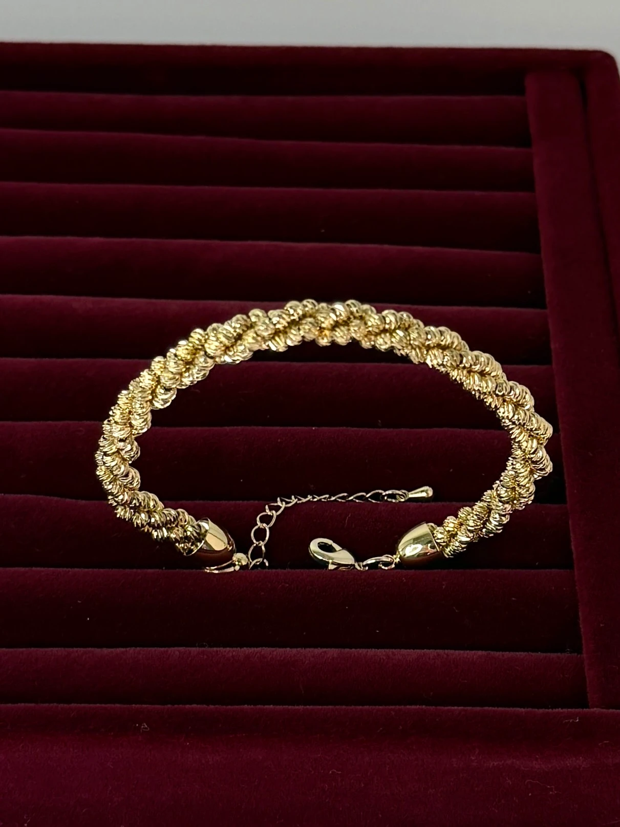 çelik gold dorika örgü ayarlanabilir kelepçe