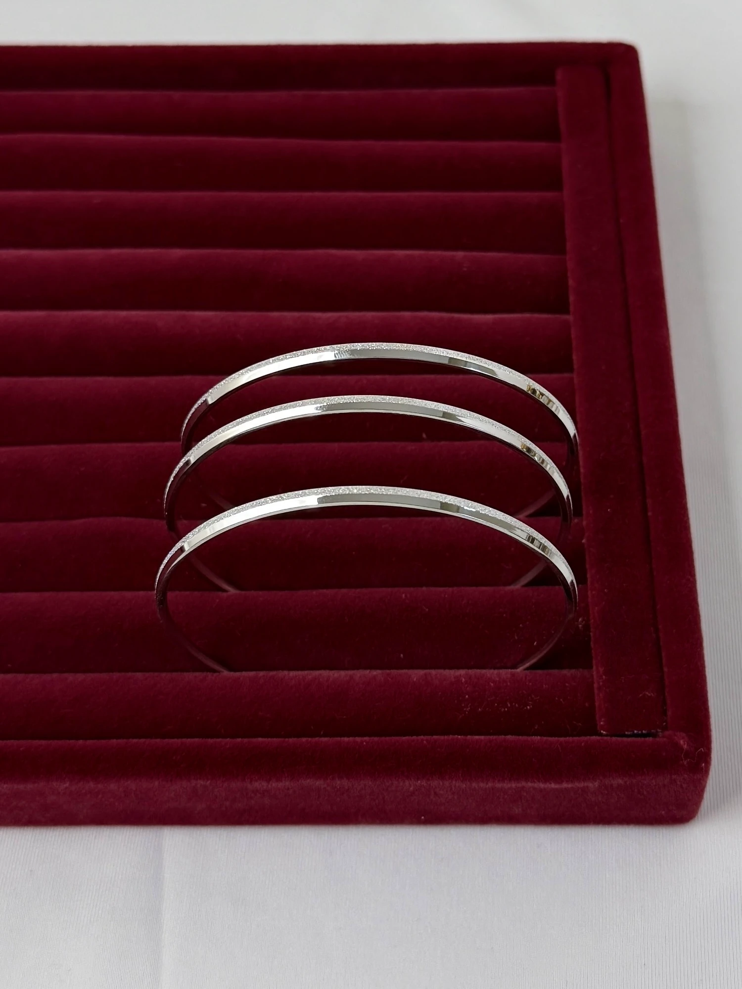 çelik silver simli 65mm ajda kelepçe