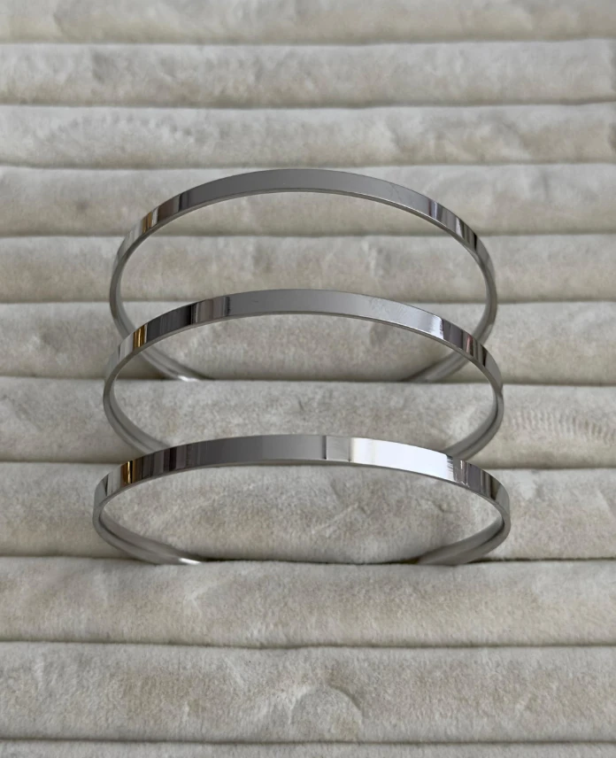 çelik silver kalın ajda 65mm kelepçe