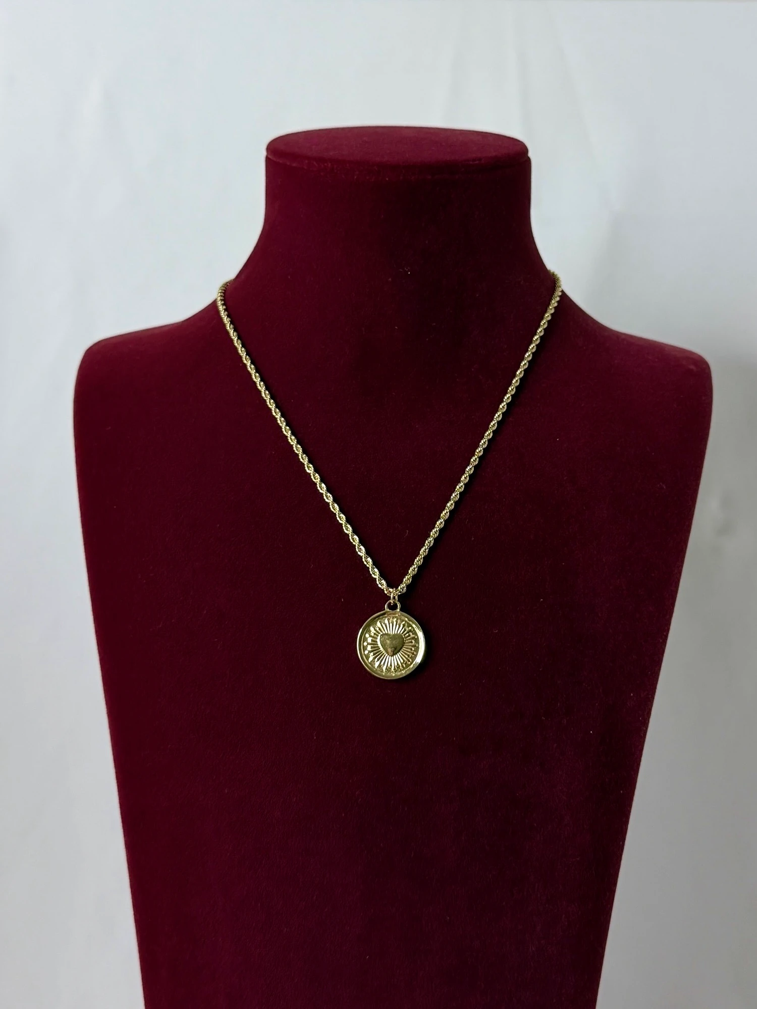 çelik gold kolye