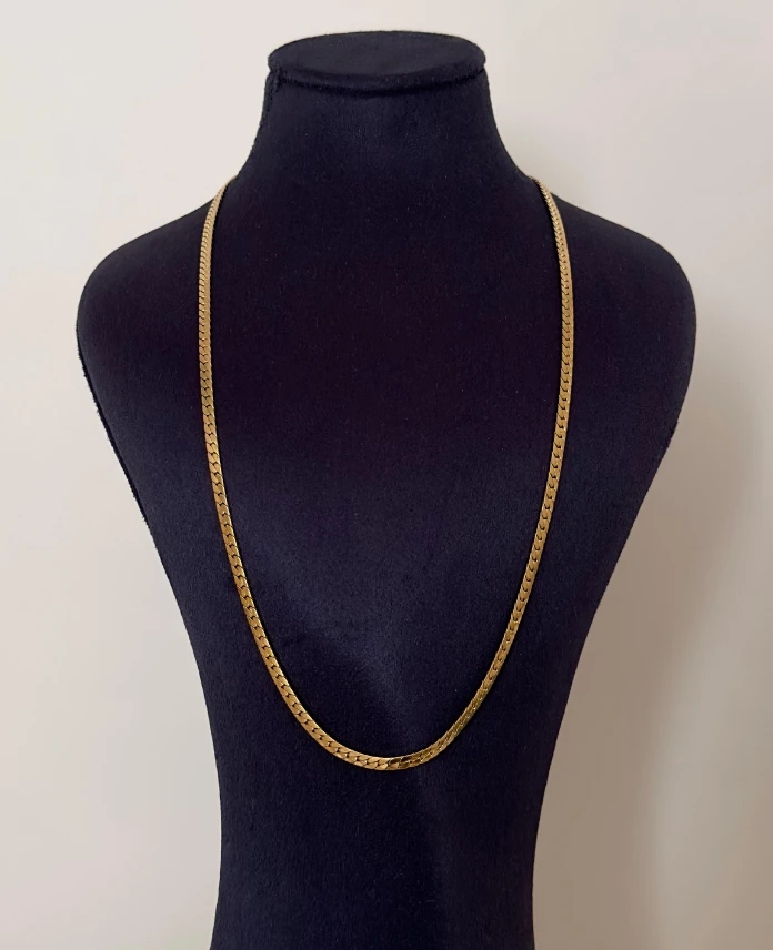 çelik ezme 60cm zincir kolye