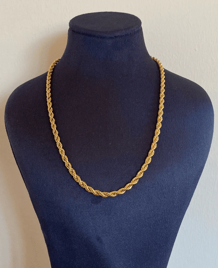 Çelik Burgu 4mm 45cm Kolye