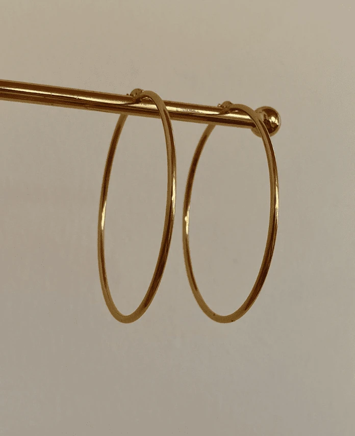 Çelik Halka 55mm Küpe