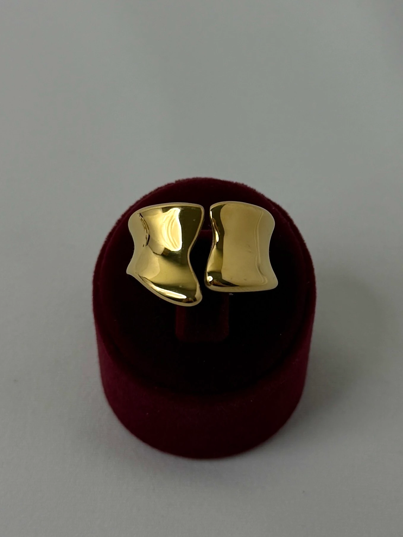 çelik gold numaralı düz plaka yüzük
