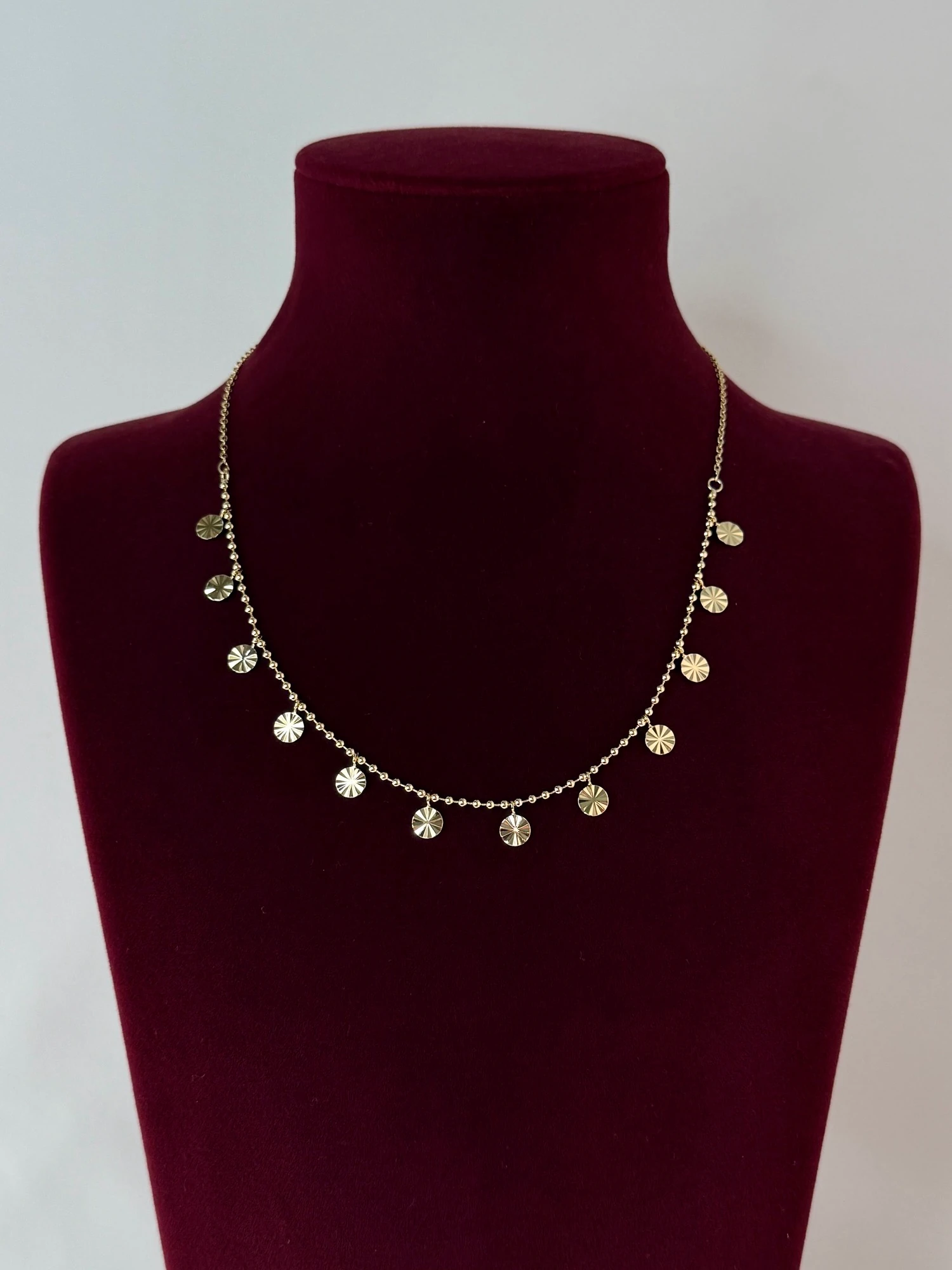 vip CM gold 45cm yuvarlaklı kolye