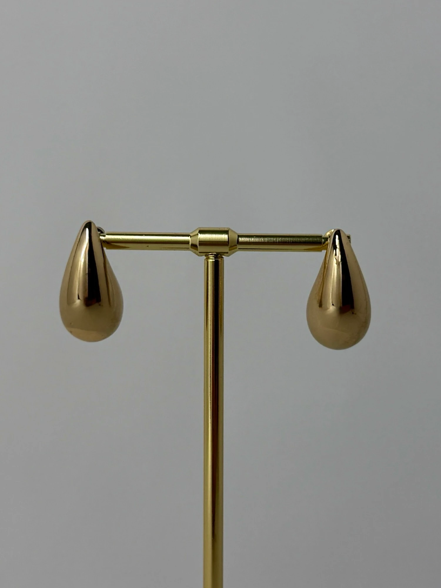 bijuteri zirkon gold damla küpe