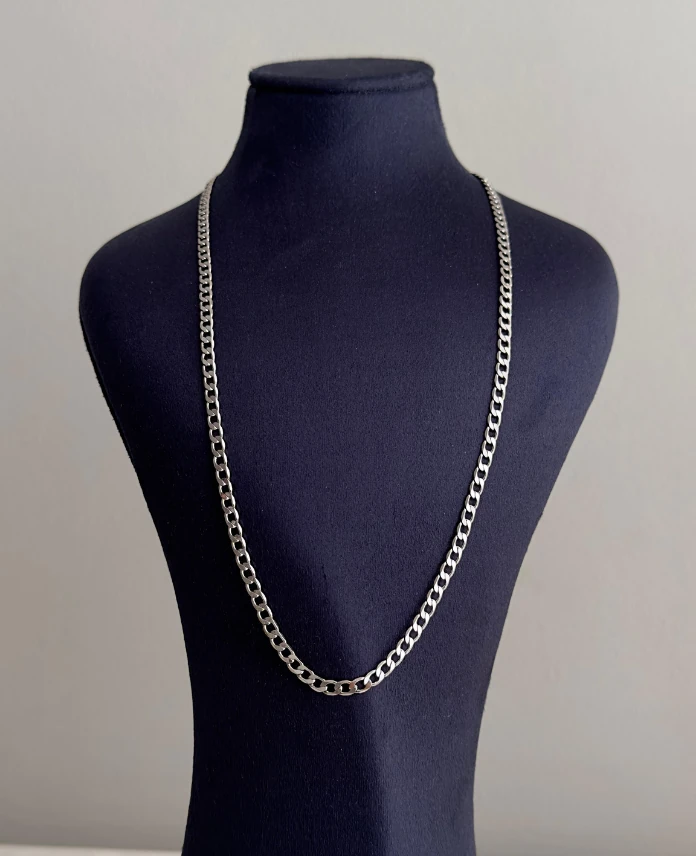 xuping silver ezme ince zincir 60cm kolye