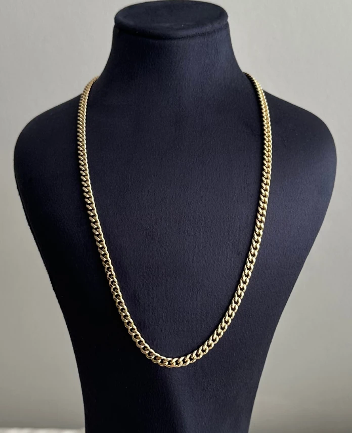 xuping gold zincir düz 55cm kolye