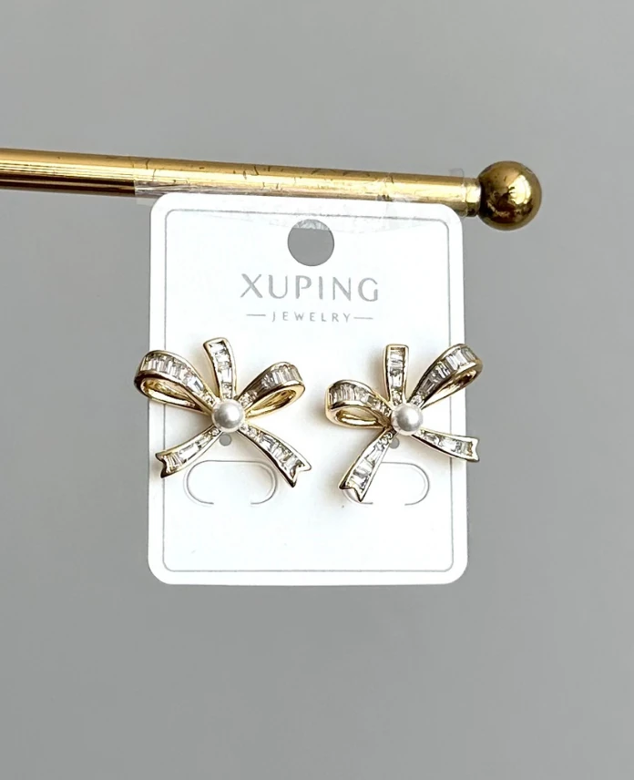 xuping gold kurdele inci küpe