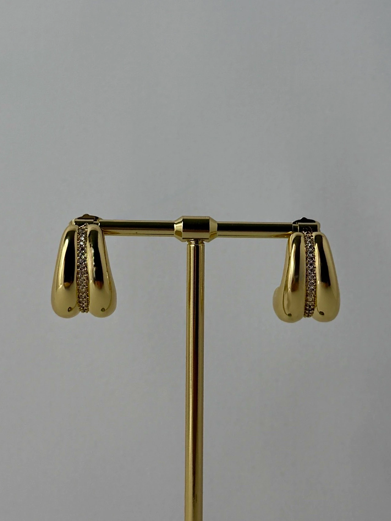 xuping gold damla taşlı küpe