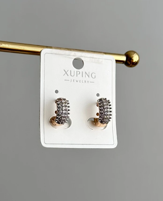 xuping multi dikenli taşlı küpe