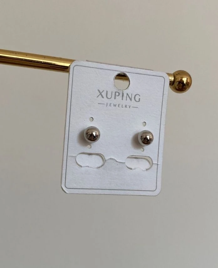 xuping top orta boy silver küpe