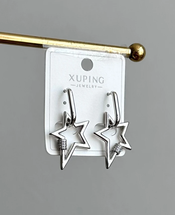 xuping silver yıldız küpe