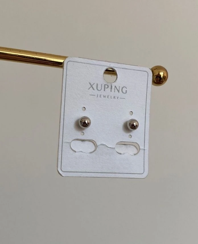 xuping top orta küçük silver küpe