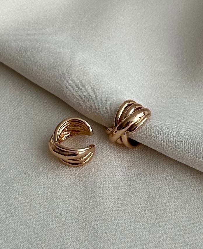 xuping rose ikili earcuff küpe