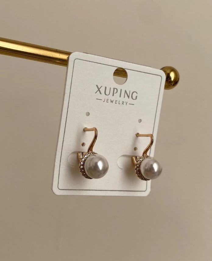 Xuping İncitaşlı Vintage Küpe